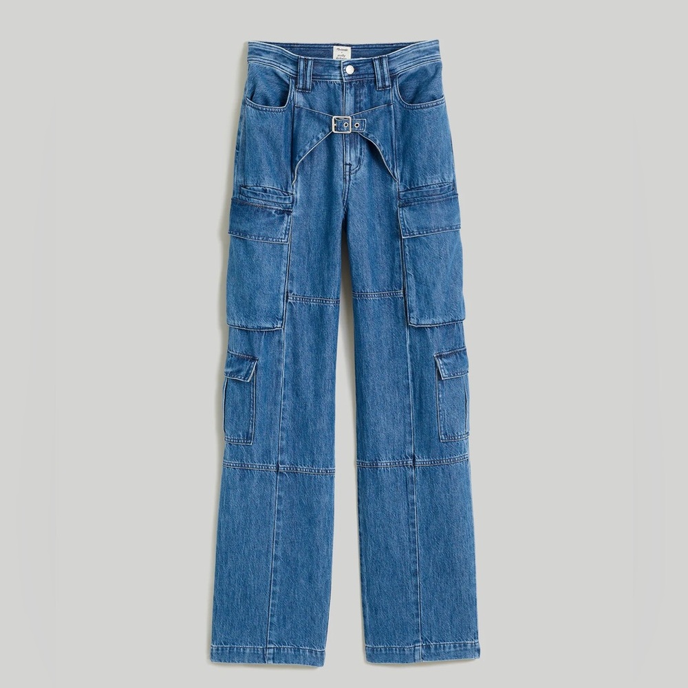 NWT Madewell x Molly Dickson Plus Cargo Jeans